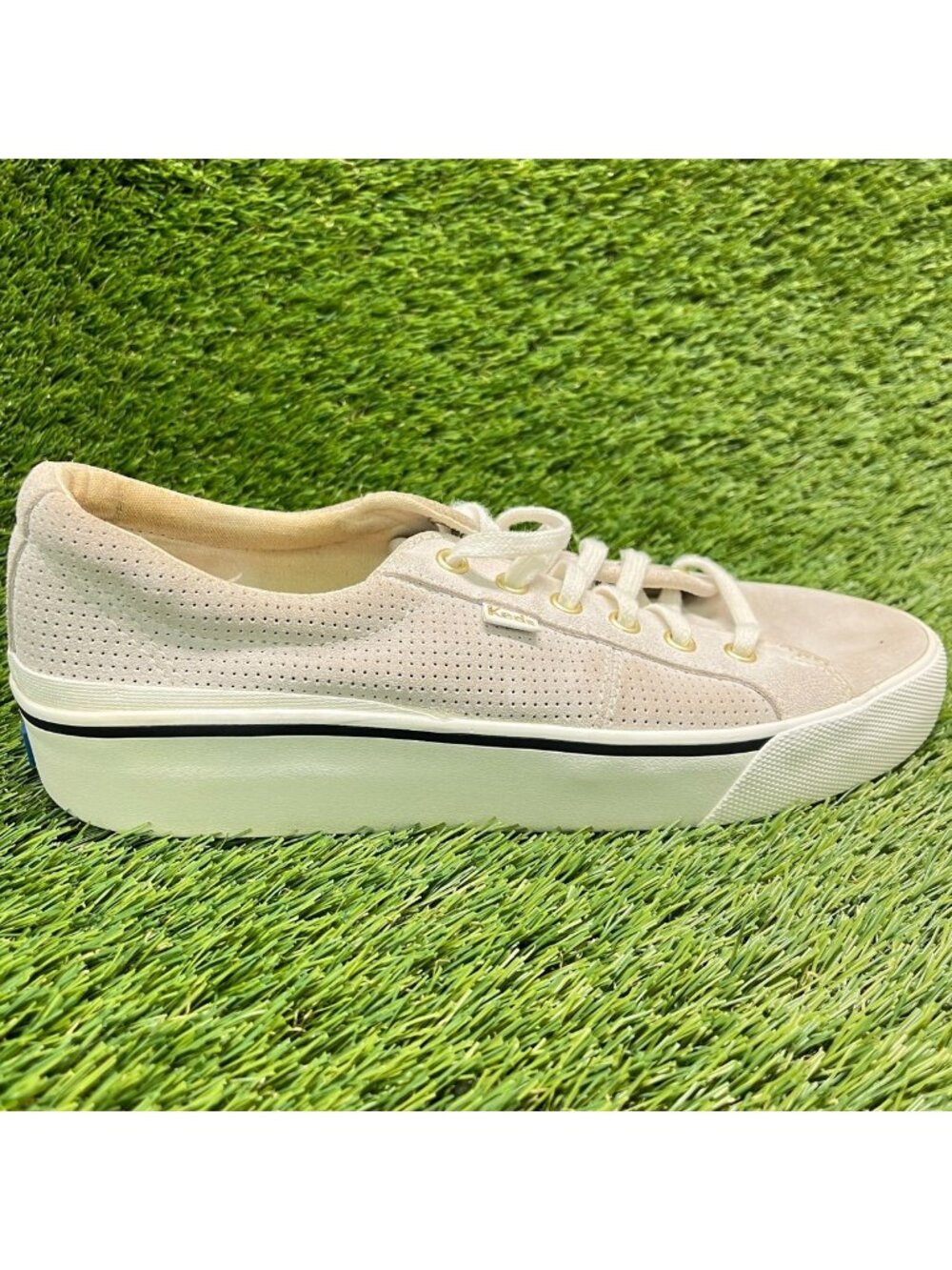 Keds Jump Kick Duo Womens Size 11 Beige Cream Athletic Walking Shoes Sneakers